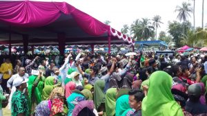 Belasan Ribu Warga Hadiri Deklarasi Kisan Pangandaran, Muslimat NU Mendominasi