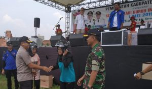 Aksi Teatrikal Marsinah Sambut May Day 2019 di Sumedang