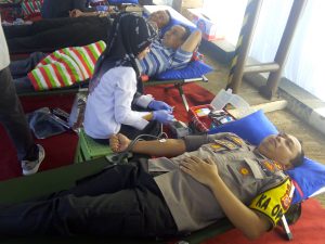 Stok Darah Habis, PMI Sumedang Dapat Bantuan dari Ratusan Anggota Polres