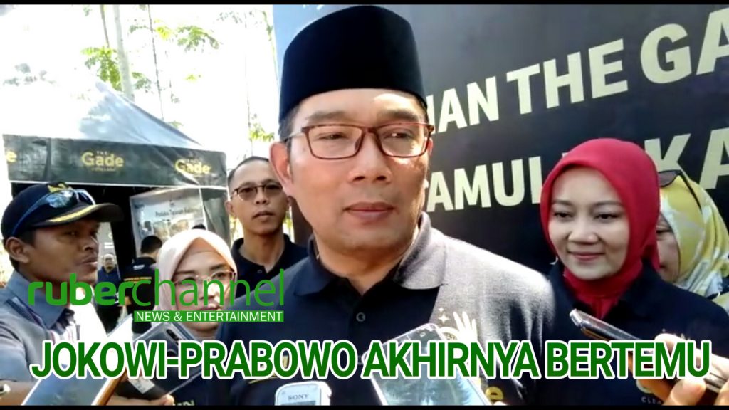 [BERITA+VIDEO] Jokowi-Prabowo Akhirnya Bertemu, Ini Kata Kang Emil