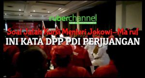 [VIDEO+BERITA] Soal Jatah Menteri Jokowi-Ma’ruf, DPP PDI Perjuangan: Jangan Direcoki!