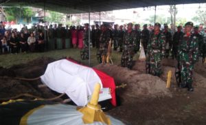 Gugur saat Bertugas, Jasad Dandim Kuala Kapuas Dimakamkan di TMP Jawa Tengah