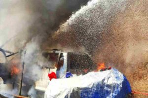 Korlesting Listrik, Ambulans di Tanjungsari Ludes Terbakar