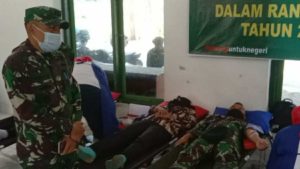 Sinergi untuk Negeri, Anggota TNI di Sumedang Ramai-ramai Donor Darah