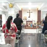 Polres Sumedang Kawal Giat Kebaktian di Gereja Katolik Santa Maria