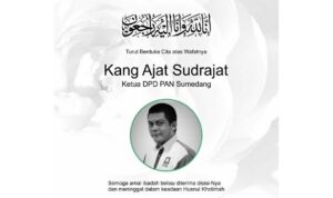 Ketua DPD PAN Sumedang Ajat Sudrajat