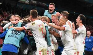 Bak Dinamit Meledak, Denmark Dampingi Belgia Lolos Fase Grup UEFA EURO 2020