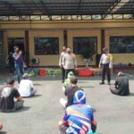 Polisi Bubarkan Latihan Turnamen Merpati di Jalan Sewaka Tasikmalaya