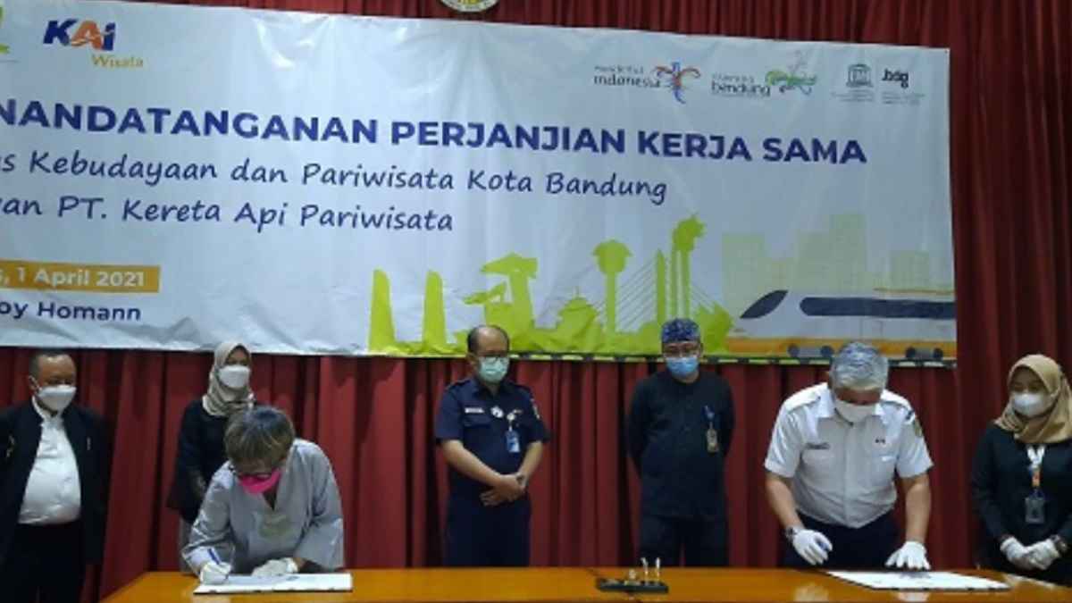 PT KA Wisata dan Pemkot Bandung Jalin Kerjasama