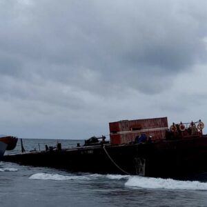 Insiden Kapal Tongkang Pengangkut Breakwater di Pangandaran, Begini Ceritanya