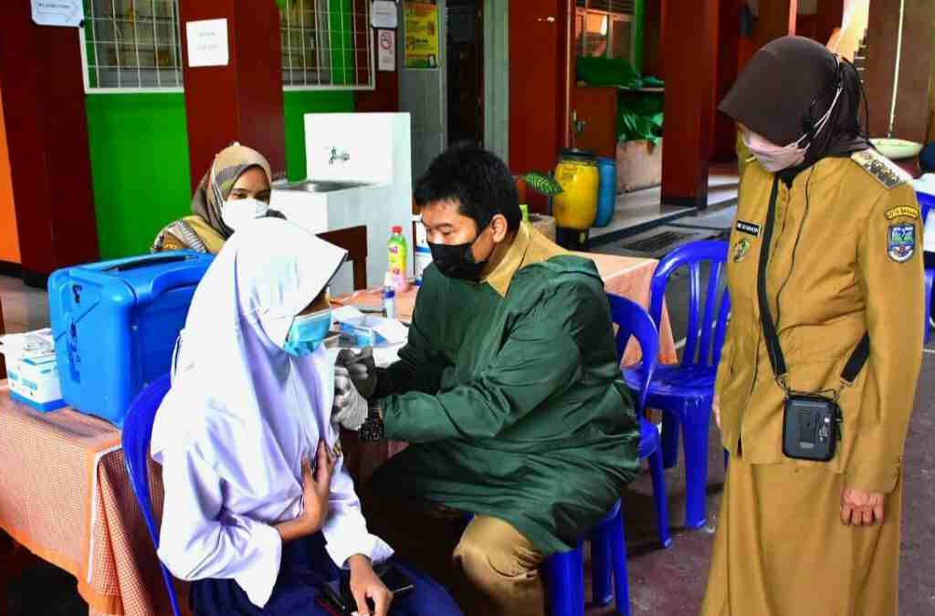 Wali Kota Banjar Monitoring Vaksinasi dan Pembelajaran di Sekolah