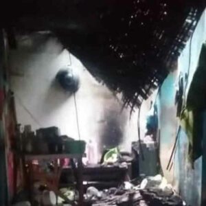 Rumah Semi Permanen di Paseh Sumedang Terbakar