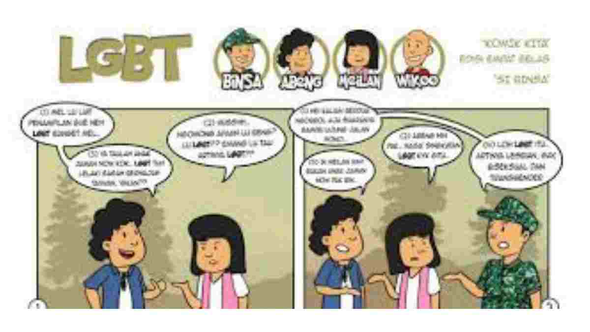 Komik LGBT Puspen TNI