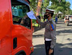 Pengawasan Prokes di Pantai Pangandaran