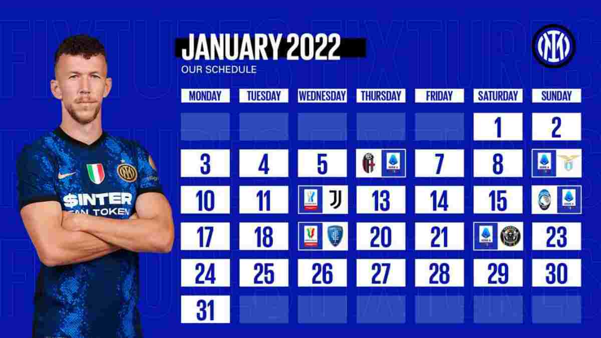 Jadwal Padat Inter bulan Januari 2022
