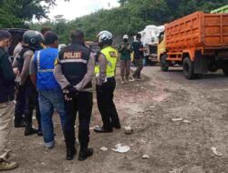 Polres Sumedang: Perbaikan Jalan Amblas di Cireki Rampung H-15 Lebaran