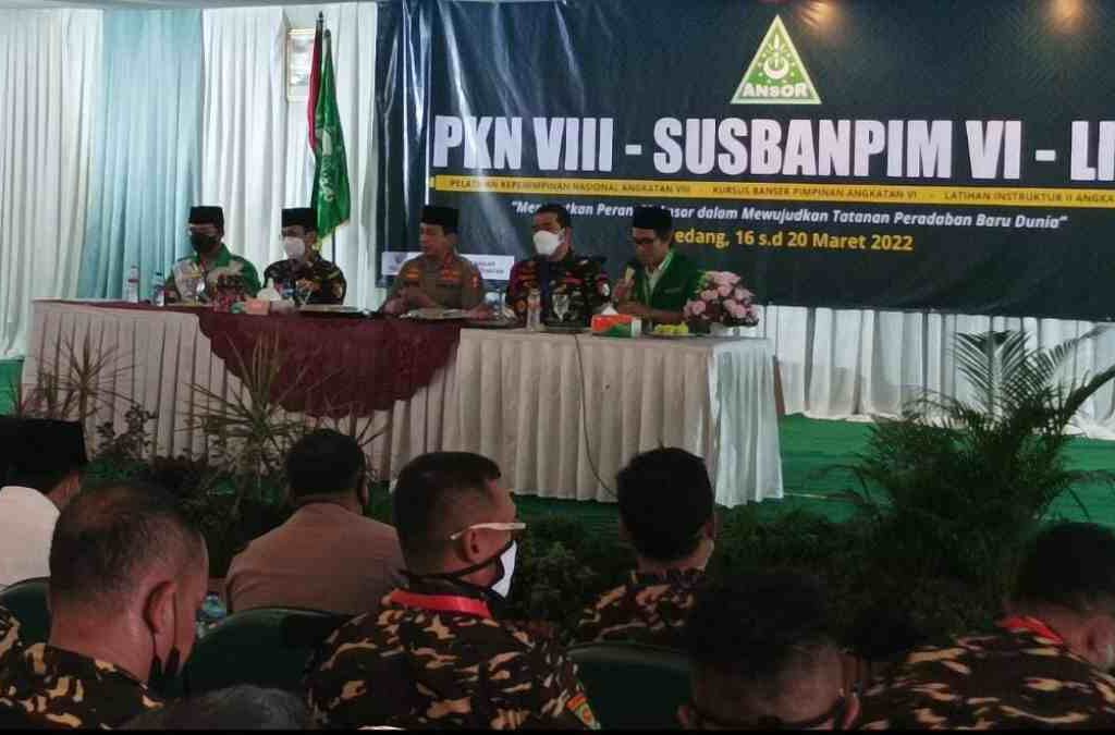 Kabaintelkam Polri Gembleng Anggota GP Ansor di Sumedang