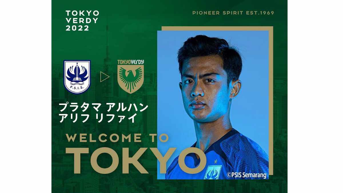 Profil Tokyo Verdy, Klub Pratama Arhan di Liga Jepang