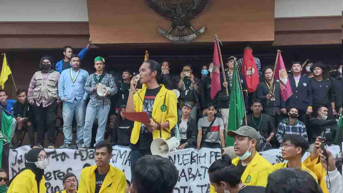 Demo Mahasiswa di Tasikmalaya, Presiden Tidak Boleh 3 Periode