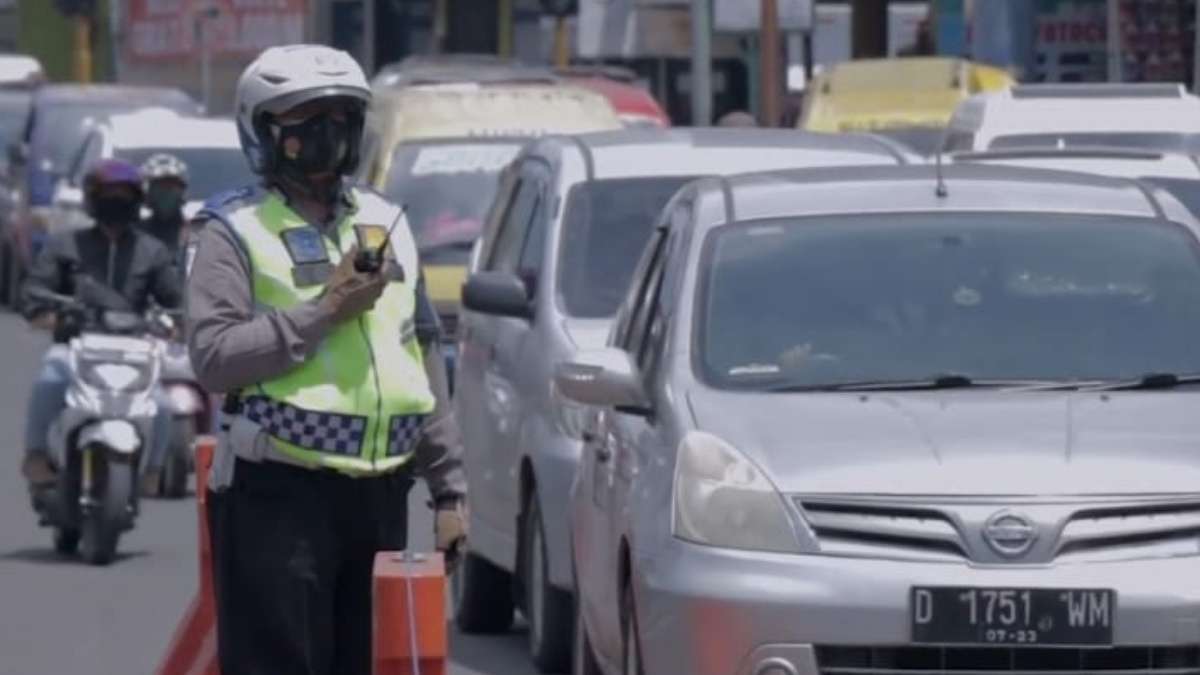 Jelang Mudik Lebaran, Polres Sumedang Terapkan Rekayasa Lalu Lintas