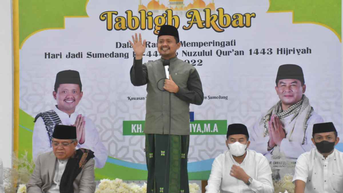 Tablig Akbar Awali Rangkaian Peringatan Hari Jadi ke-444 Sumedang