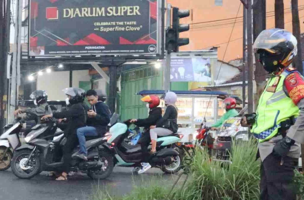 Selesai Operasi Ketupat, Polres Sumedang Pantau Pemudik Melalui KRYD