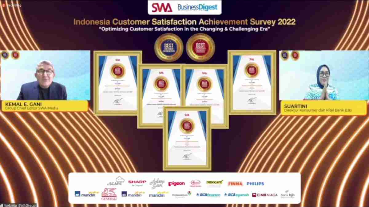 bank bjb Raih Indonesia Consumer Financial Service Award 2022