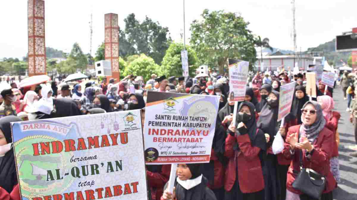 Pawai Taaruf MTQ di Sumedang Jadi Hiburan Gratis Warga Pasca Pandemi