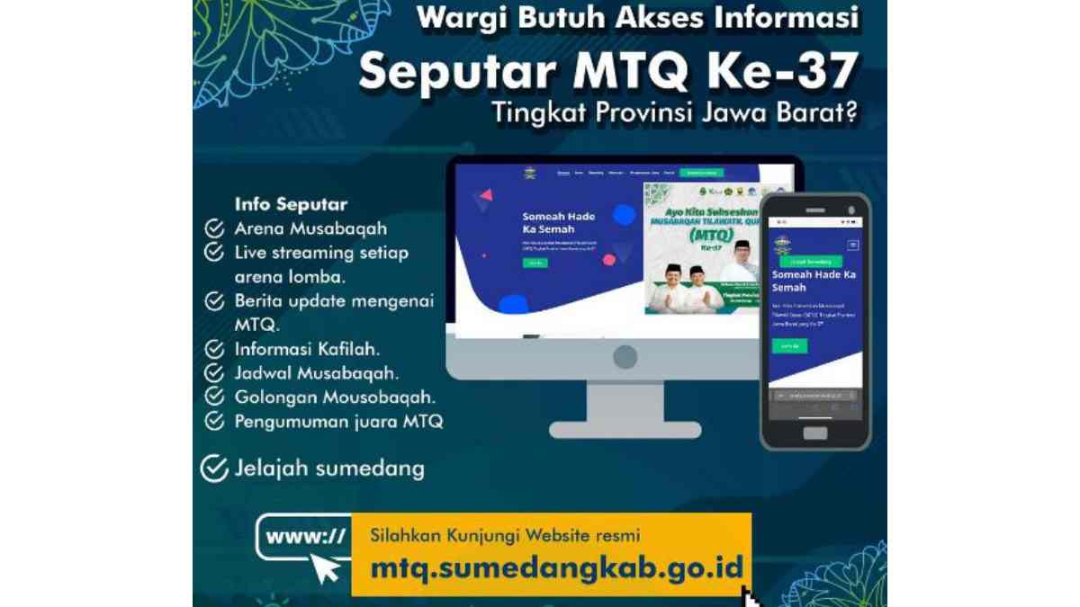 Sumedang Terapkan Digitalisasi Penuh pada MTQ Jabar