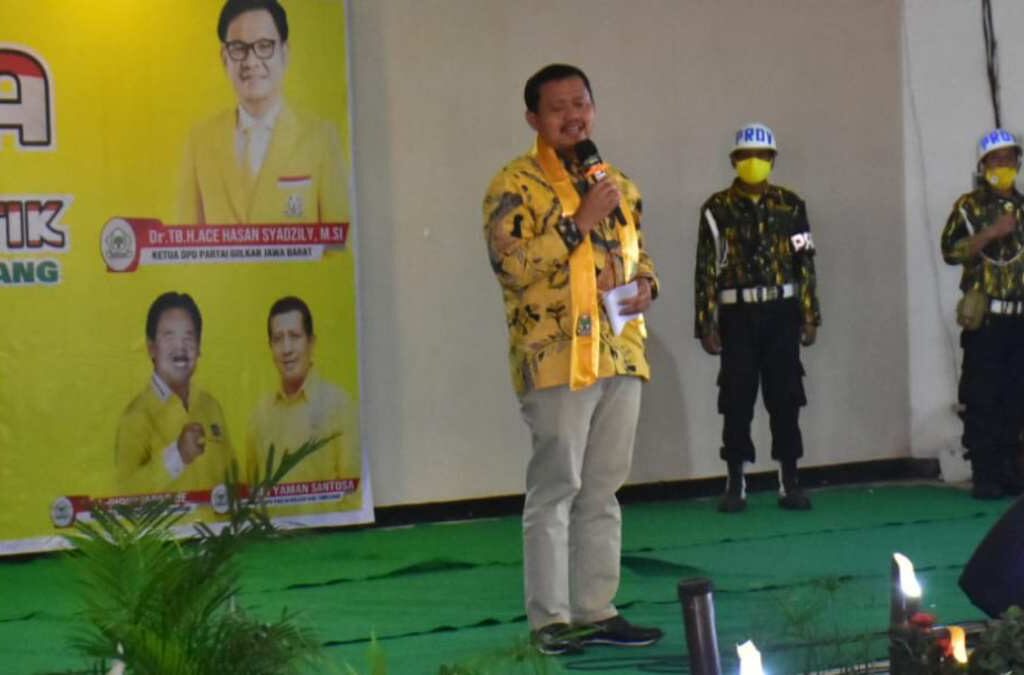 Bupati Sumedang Puji Partai Golkar