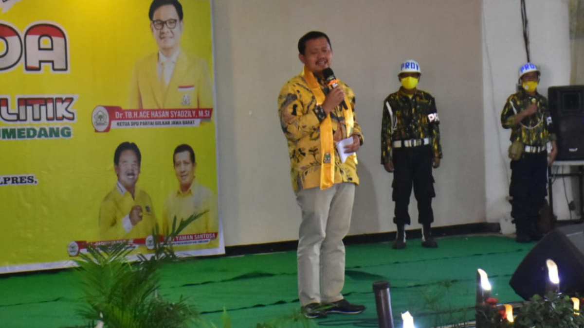 Bupati Sumedang Puji Partai Golkar