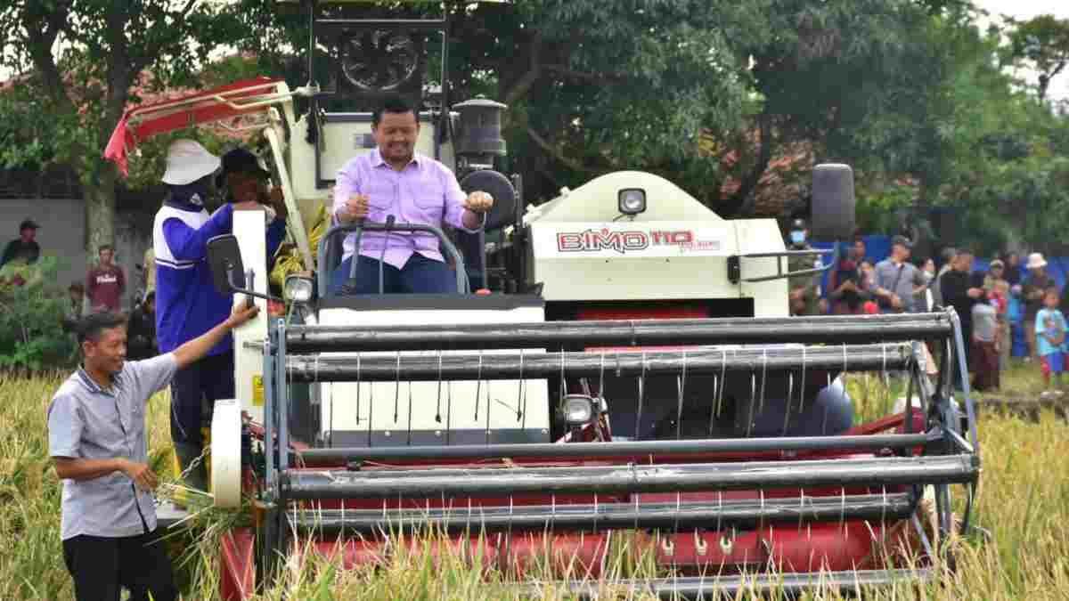 Jawab Masalah Kekurangan Tenaga saat Panen di Sumedang