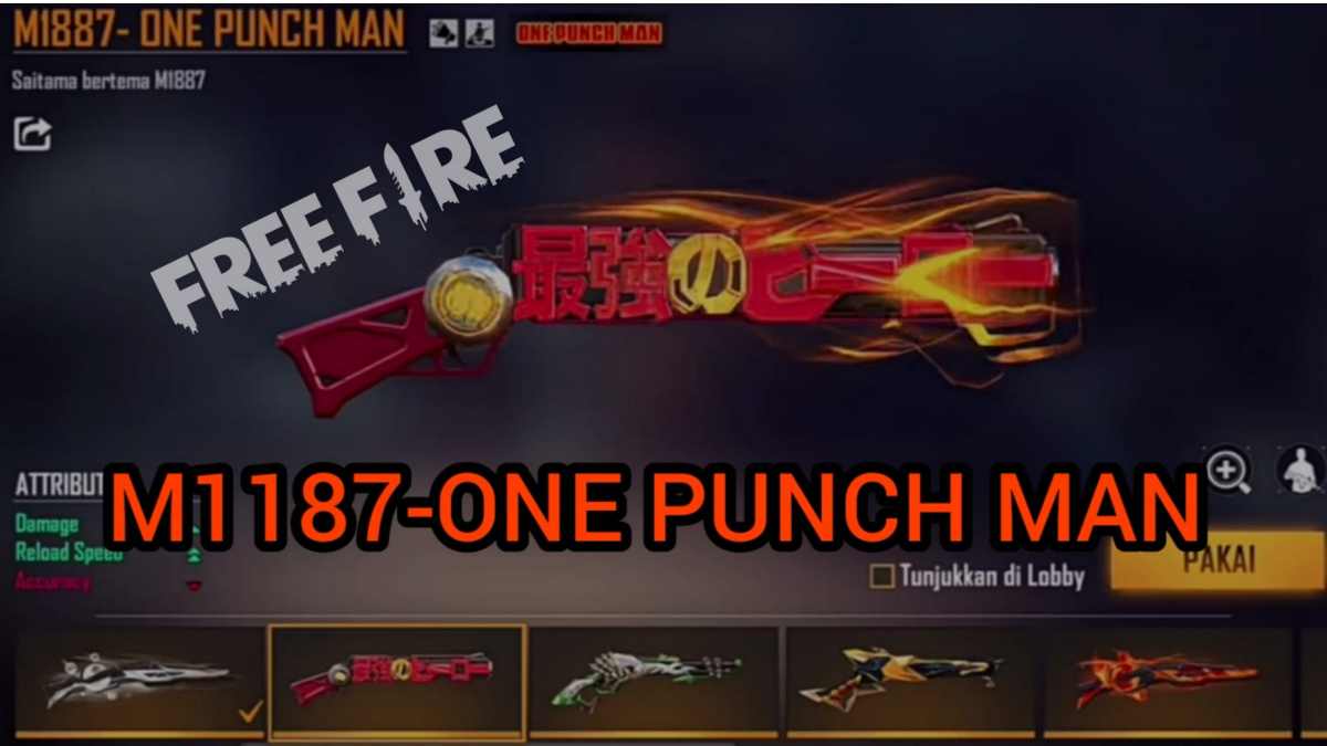 Review Shotgun M1887 One Punch Man Free Fire