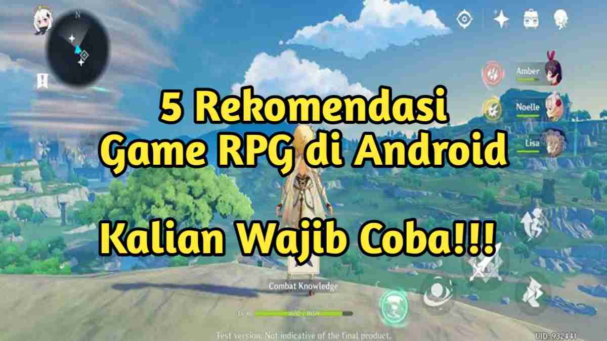 5 Rekomendasi Game RPG di Android, Kalian Wajib Coba