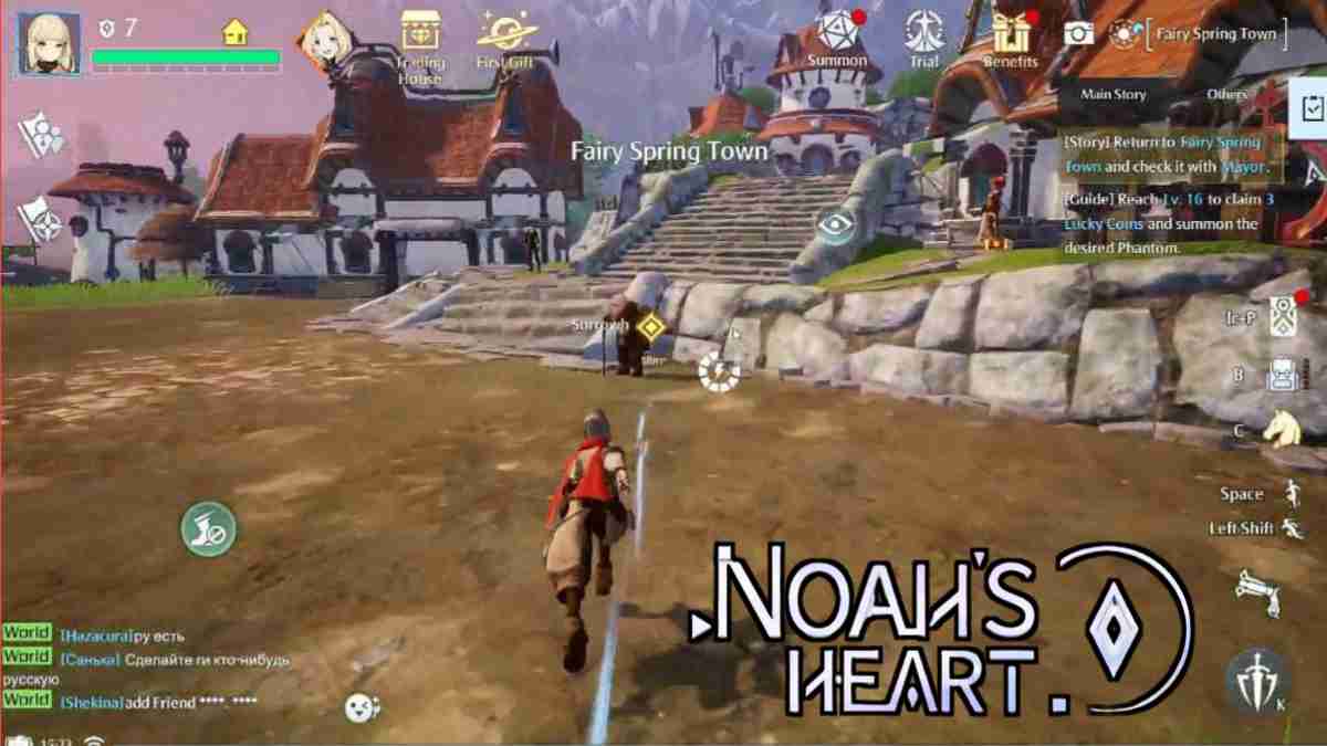 Game Noah's Heart, Genre MMORPG Open World Grafis Tinggi