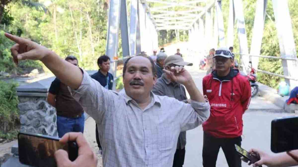 Pembangunan Jembatan Sintok di Ciparakan Pangandaran Hampir Rampung