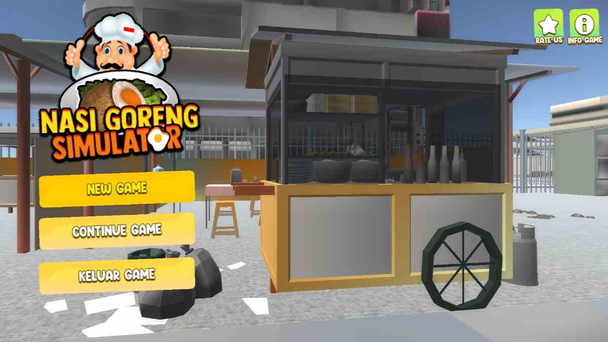 Update Terbaru Simulator Nasi Goreng 3D, Game Buatan Indonesia