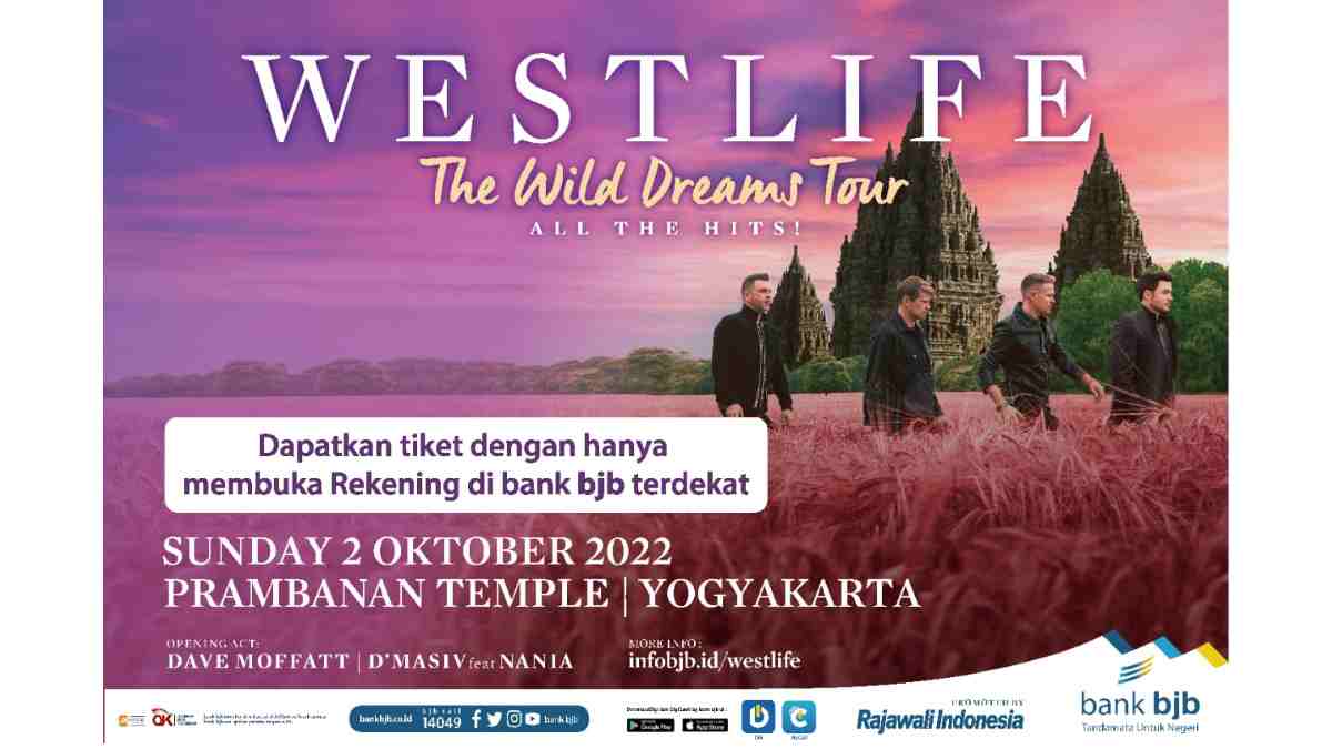bank bjb Manjakan Nasabah dengan Konser Westlife The Wild Dreams Tour 2022