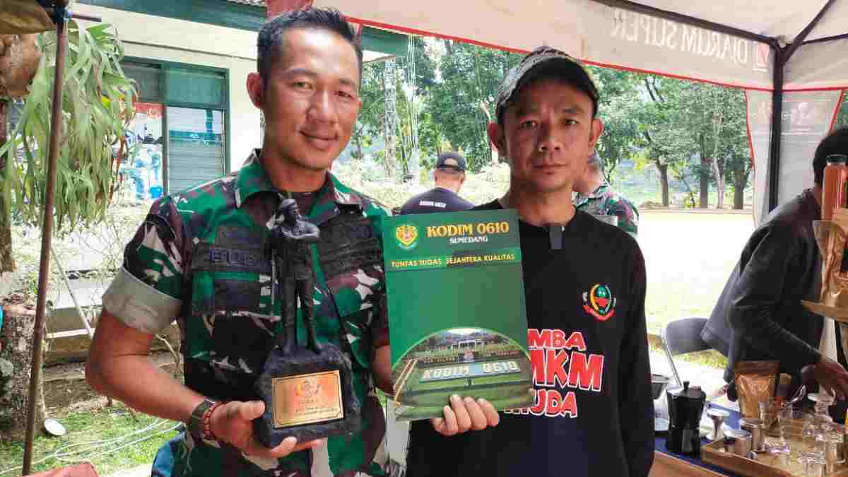 Kolang-kaling Cimanggug Juara 1 Lomba UMKM Milenial Kodim Sumedang