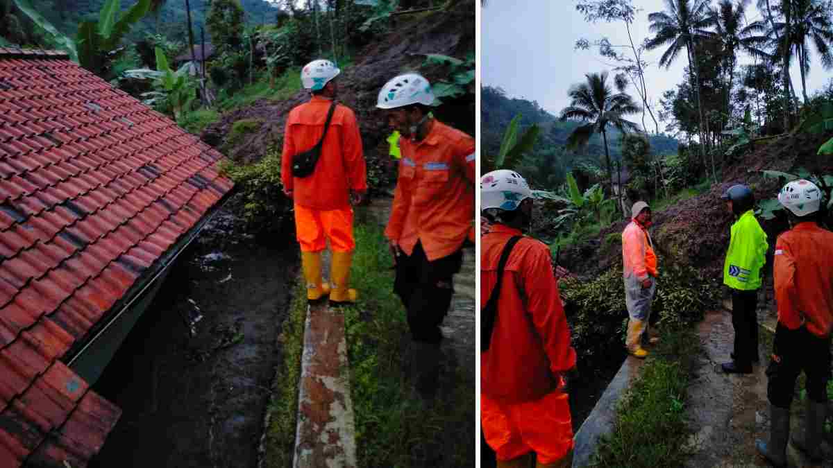 Longsor di Ciherang Sumedang, Satu Rumah Terdampak, 6 Lainnya Terancam