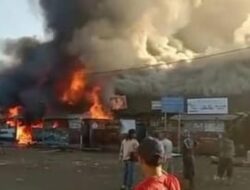 Pasar Ciawi Tasikmalaya Terbakar