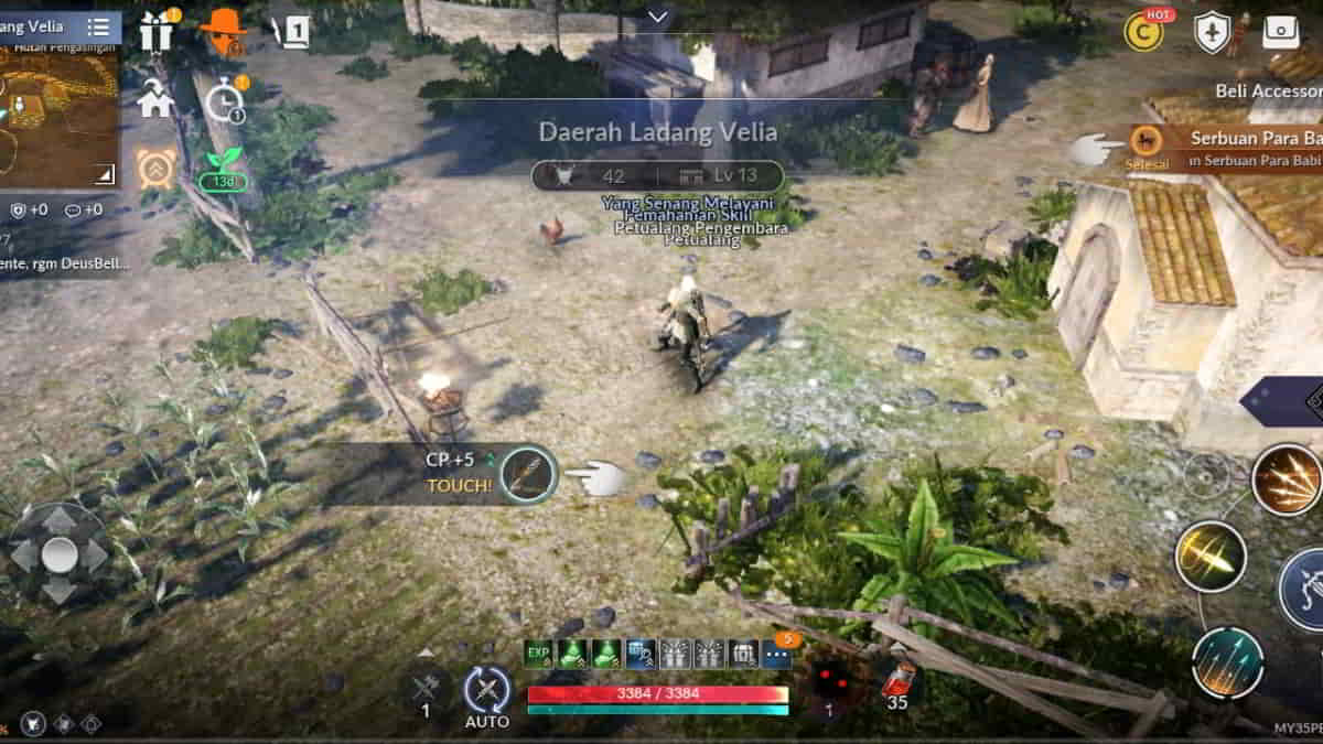 Review Game Black Desert Online Mobile di HP VIVO Y21S