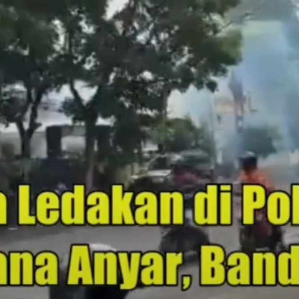 Ada Ledakan Bom di Mapolsek Astanaanyar Bandung