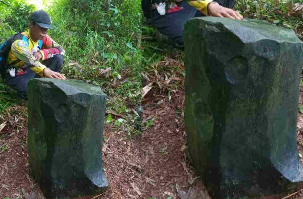 Disparbudpora Sumedang Teliti Temuan Batu Menhir di Ganeas