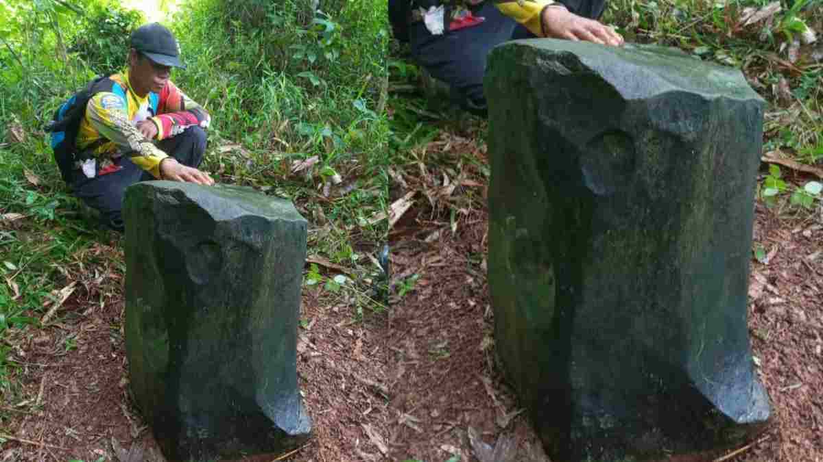 Disparbudpora Sumedang Teliti Temuan Batu Menhir di Ganeas