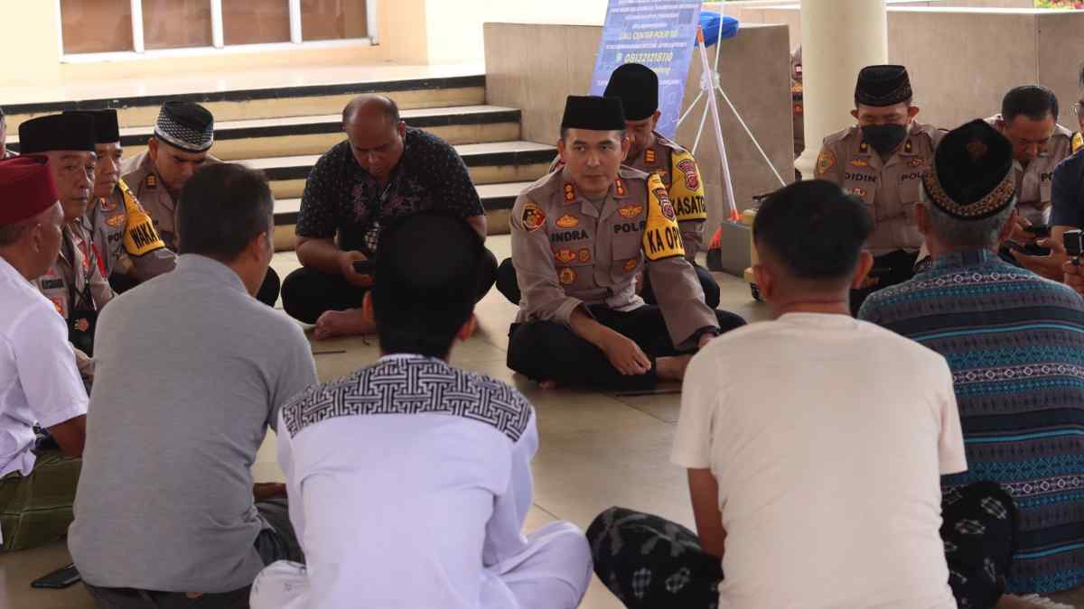 Jumat Curhat, Upaya Polres Sumedang Jaga Kamtibmas