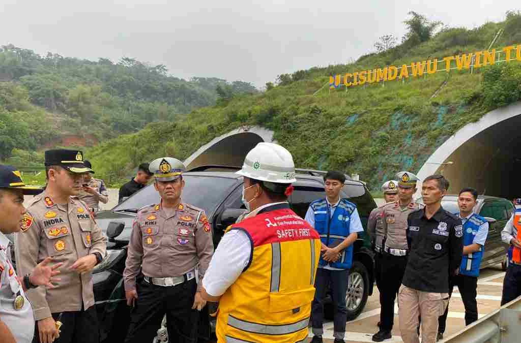 Polres Sumedang Tinjau Kesiapan Tol Cisumdawu