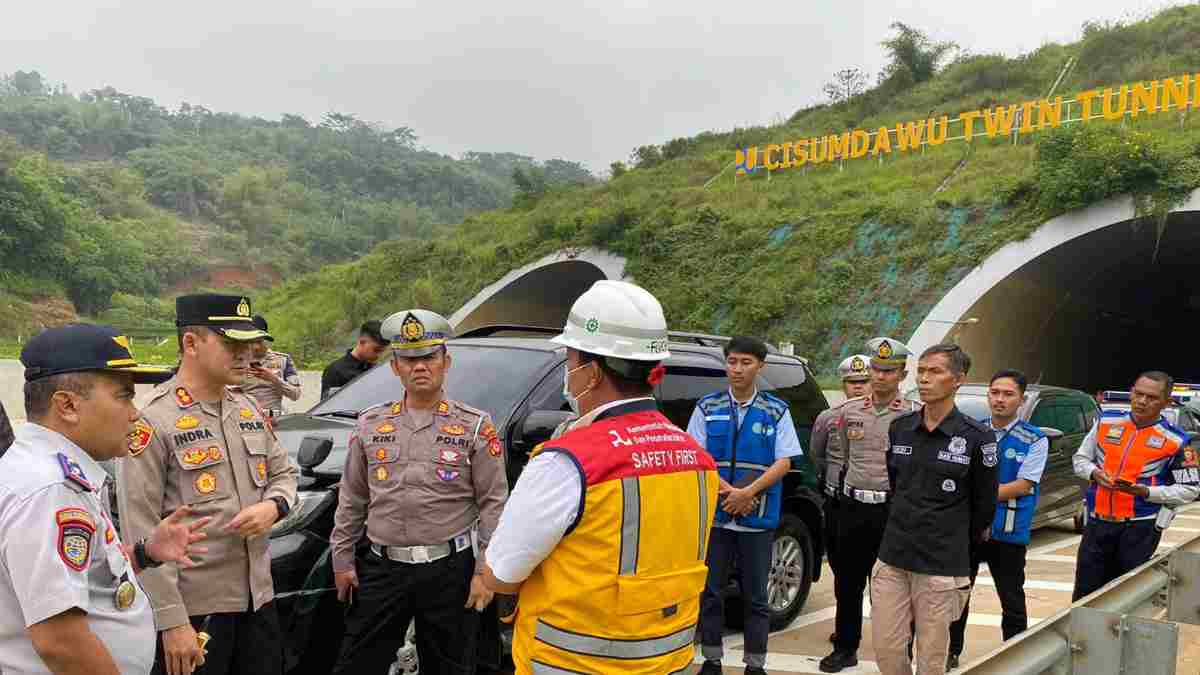 Polres Sumedang Tinjau Kesiapan Tol Cisumdawu