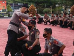 Puluhan Perwira dan Bintara Polres Sumedang Naik Pangkat