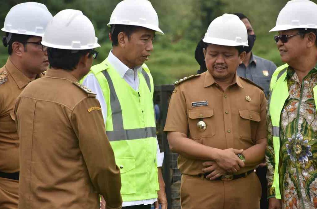 Resmikan Bendungan Sadawarna, Jokowi: Terima Kasih Warga Sumedang